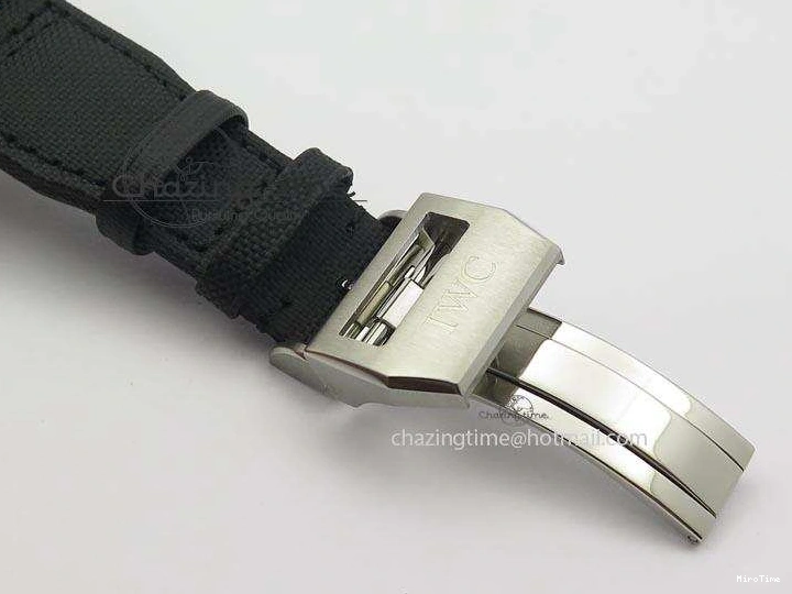 MIROTIME 0521 Pilot Chrono IW388003 Real Ceramic V6F 1:1 Best Edition On Black Nylon Strap A StreetReady 7284
